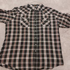 3/$15  Plains Westernwear Short Sleeve Shirt